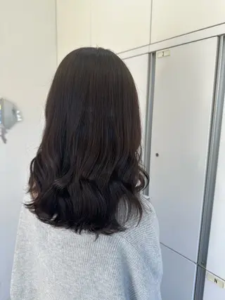 セミロング カラー 髪質改善AUSTIN登戸所属・ICHIKA/暖色 カラー / Wカラーのヘアスタイル