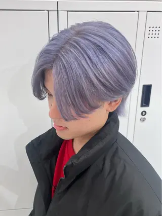 カラー ヘアアレンジ メンズ 𝐠𝐢𝐫𝐥𝐲 𝐦𝐨𝐝𝐞🖤のヘアスタイル