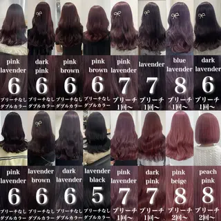 ミディアム 盛れる暖色🎀ガーリ ーヘア🎀きっかのヘアスタイル