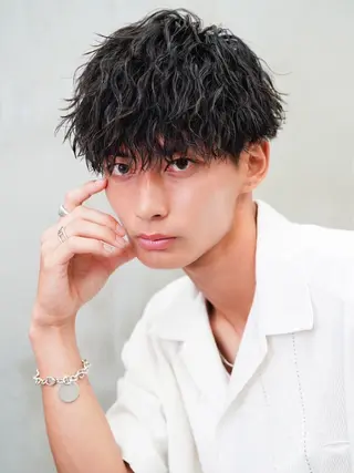 ショート パーマ メンズ SENSE所属・⛓メンズ特化⛓ あすみのヘアスタイル