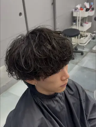 パーマ メンズ ユウ✩.*˚/メンズ 特化/シャドウパーマのヘアスタイル