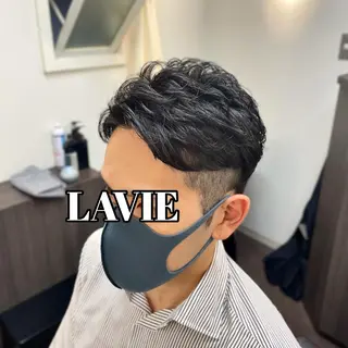 ミディアム メンズ ラヴィニュースタンダードバーバー中野店所属・💈TAMOGAMI AMI💈のヘアスタイル