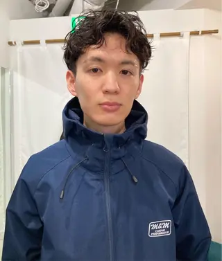 メンズ 🧚🏼ボブパーマ 歩美のヘアスタイル