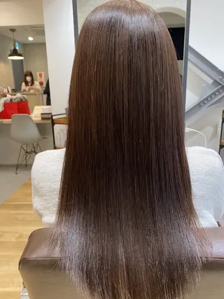 ロング 深夜まで営業中‼️ レム髪質改善のヘアスタイル