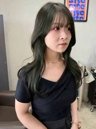 ロング カラー 表参道/赤み無し 透明感 colorのヘアスタイル