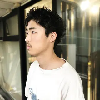 ヘアアレンジ メンズ ainico+所属・メンズ特化✂️栗原 侑也のヘアスタイル