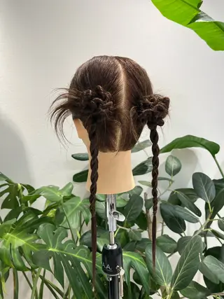 ボブパーマ／アレンジ Onのヘアスタイル