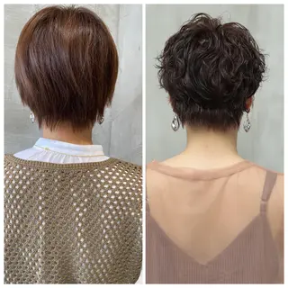 ショート パーマ ill副店長 立和田純也のヘアスタイル