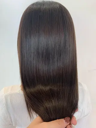 ロング 渋谷ブリーチカラー 韓国ヘアyuikoのヘアスタイル