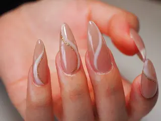 ネイル NAILSTUDIO401所属・ジェルチップ長さだし 専門ネイルサロンのネイルデザイン