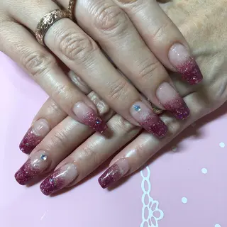 ミディアム ネイル 《LB》ラブリエ Nail&eyeのマツエク・マツパデザイン