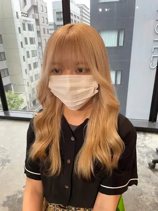 カラー La fith hair ray 札幌店所属・顔まわり/W カラー/リョウのヘアスタイル