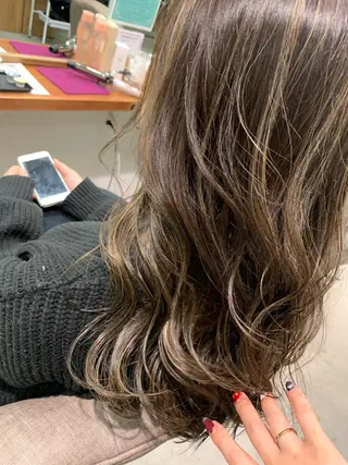 ロング カラー ヘアアレンジ 指名支持率NO.1 スタイリストのヘアスタイル