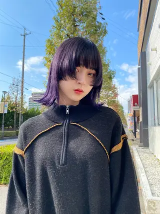 ミディアム カラー 似合わせパーマ/ メンズパーマ/しゅうのヘアスタイル