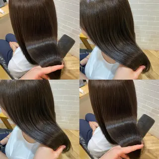 ロング カラー 艶カラー/韓国顔周り 🎀mamiのヘアスタイル