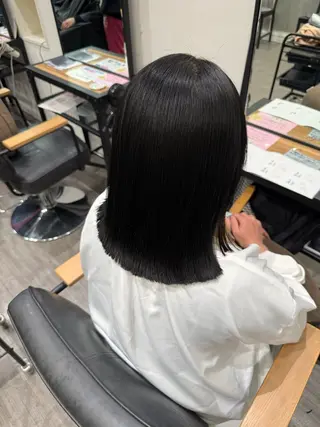 ミディアム パーマ 艶髪レイヤー上田 紗也🇰🇷💗のヘアスタイル