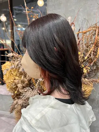 ミディアム カラー 🌞レイヤー×カラー 前川那津美🌞のヘアスタイル