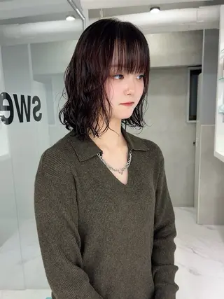 ショート カラー shizuna/天神 /メンズ/ボブのヘアスタイル