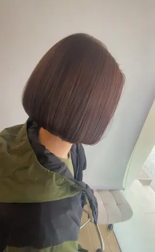 ショート オーガニックカラー/ 髪質改善/暗髪/ボブのその他イメージ