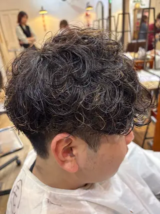 パーマ メンズ at'Lav by belle所属・🕊️あやか ロングカット/メンズのヘアスタイル