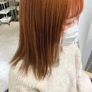 ミディアム カラー 🌼透明感艶カラー オリーブ🌼河村咲のヘアスタイル