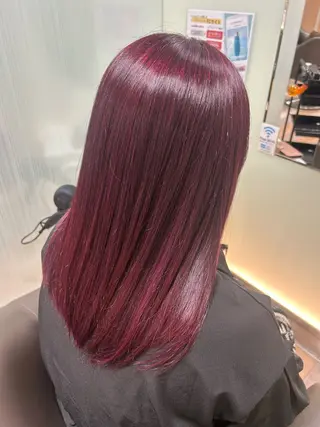 ロング カラー カラーモデル/暖色 /愛海のヘアスタイル