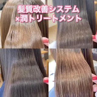 ミディアム KIZU 髪質改善 オカルト怪談のヘアスタイル