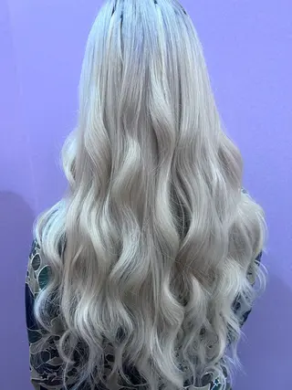 ロング ちび編み込みエクステ YUMA🐮のヘアスタイル