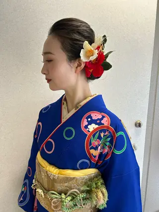 セミロング Delight ヘアメイク着付けのヘアスタイル