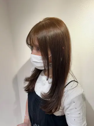 セミロング 徳永 侑紀のヘアスタイル