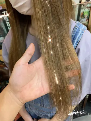 ロング カラー ヘアアレンジ haco+所属・🌈派手髪エクステ ブレイズ🌈ひろとのヘアスタイル