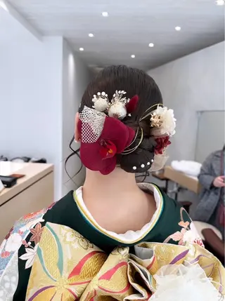 ロング ヘアアレンジ octo所属・梅澤 杏菜のヘアスタイル