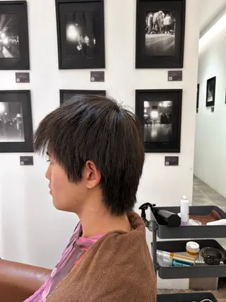 メンズ AMBERGLEAM Hair&Cloth Yoga所属・Ryo☘縮毛矯正/ メンズ/ブリーチ/のヘアスタイル