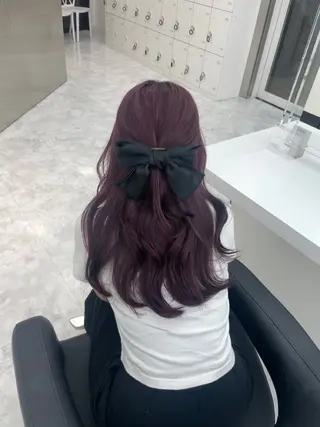 セミロング MOE 福岡韓国ヘア✧︎のヘアスタイル