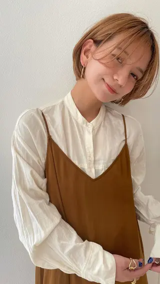 ショート 福島成美/髪質改善 縮毛矯正/カラーのヘアスタイル