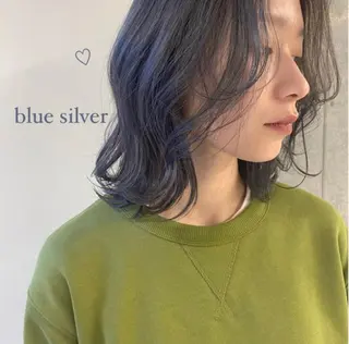 ミディアム カラー ナツミ/透明感カラー /酸性ストレートのヘアスタイル