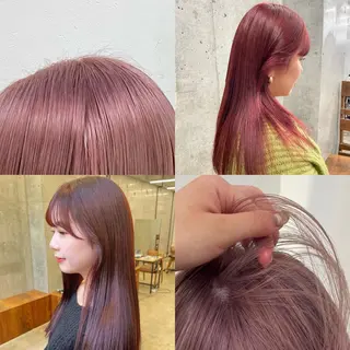 カラー ayaka/暖色 /ニュアンスボブのヘアスタイル