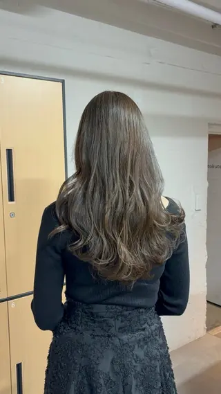 ロング tokute 中野真咲🐺のヘアスタイル