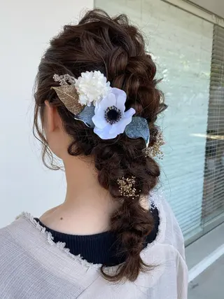 ミディアム 早川 真幸のヘアスタイル