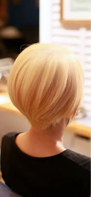 ショート カラー うる艶×韓国hair 【아스카🌸アスカ】のヘアスタイル