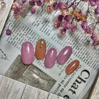 ネイル ⭐︎休業中の練習⭐︎ JNA認定講師髙橋のネイルデザイン