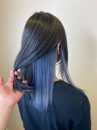 セミロング カラー LandS barber &beauty所属・髪質改善特化 長澤友哉のヘアスタイル