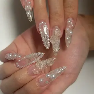 ネイル 極楽 鳥花のネイルデザイン