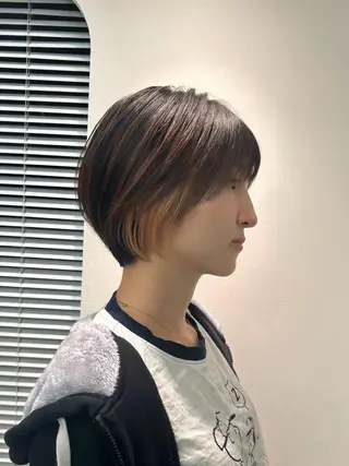 ショート ENIEN MAKE'S 立川所属・綾/ベージュカラー /パーマ🩰のヘアスタイル