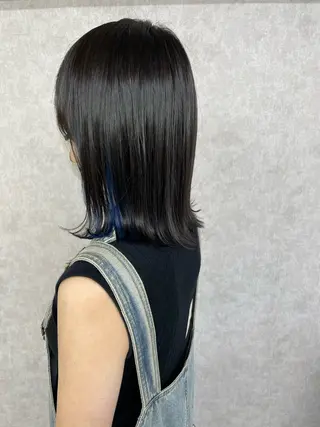 ミディアム 一戸 亮祐のヘアスタイル