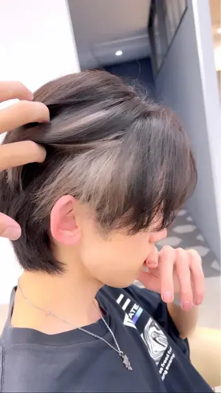 カラー sand瀧川真平 /ショートヘア/ボブのヘアスタイル