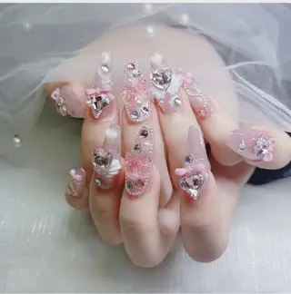 ネイル Sara/3Dチップ 長さたし専門店のネイルデザイン