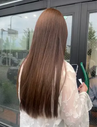 カラー sora/ 暖色カラー🌷のヘアスタイル