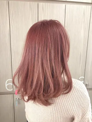 ミディアム カラー 【愛され小顔カット】 YOSHIKIのヘアスタイル