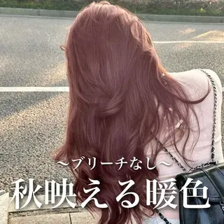 ロング カラー ヘアアレンジ ブリーチなしの達人 🌈KAITOのヘアスタイル